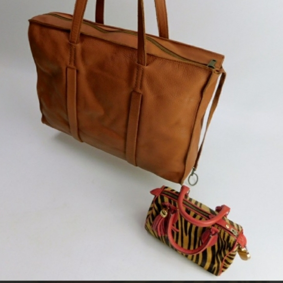 Brighton Handbags - BRIGHTON FERRARA LORENA LEATHER COMBO